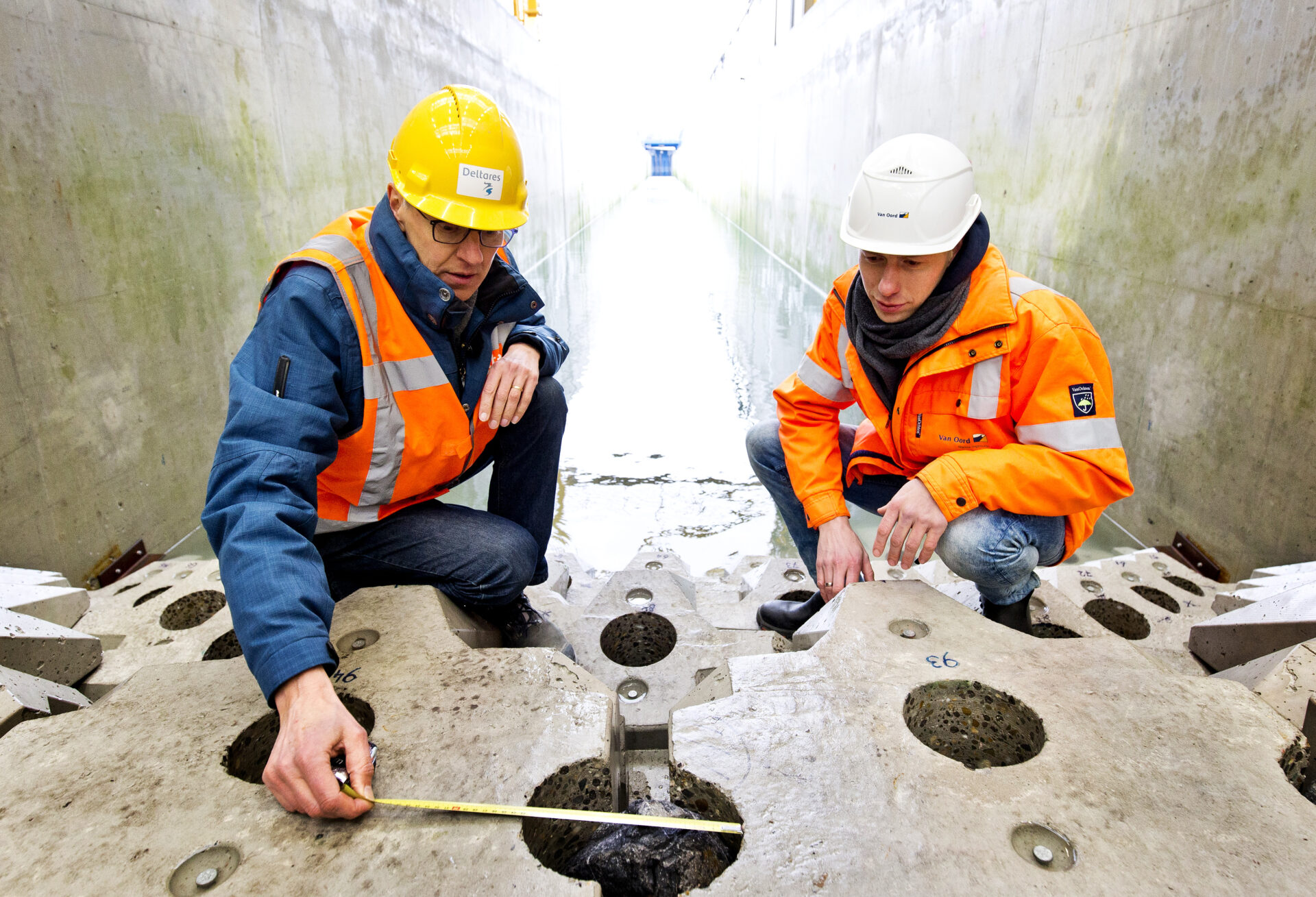 Testrun Deltagoot voor project Afsluitdijk