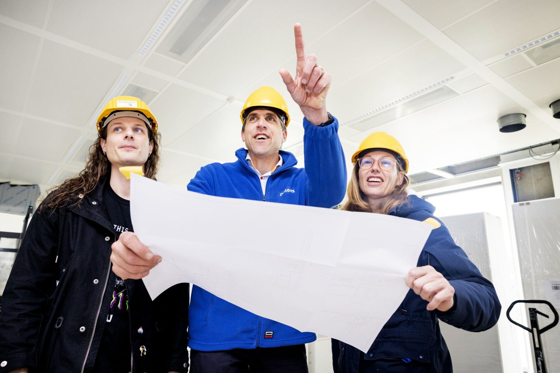 DELFT - Aanbouw nieuwe laboratorium Deltares Delft. - FOTO GUUS SCHOONEWILLE