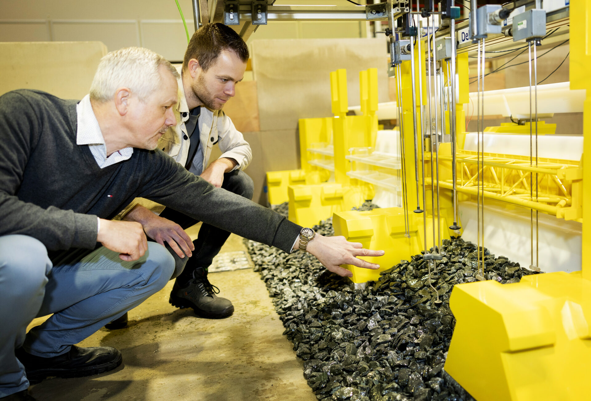 Deltares proeven in de Hydrohal