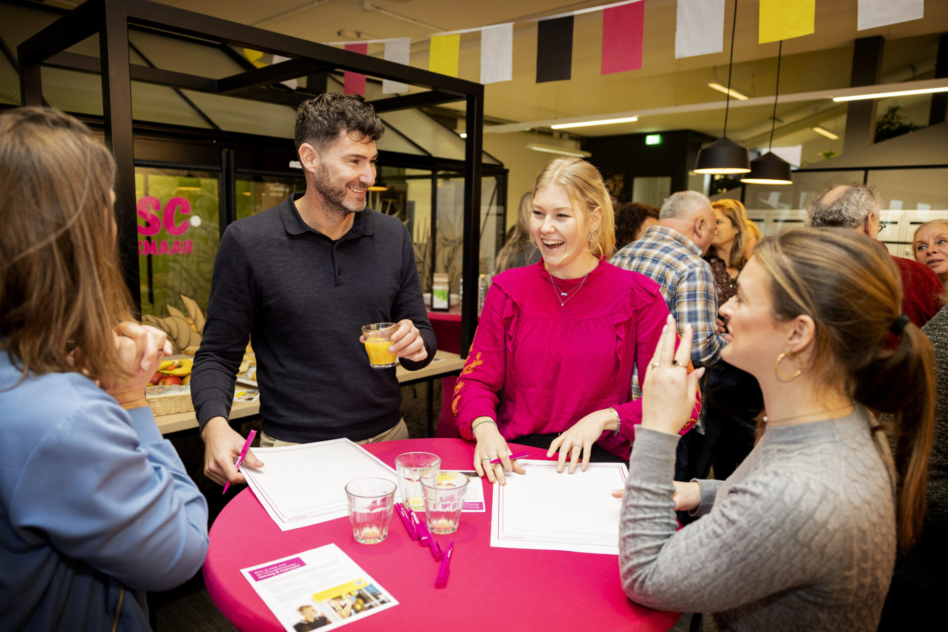ALKMAAR - Samen Vooruit Lunch InHolland Alkmaar. - FOTO GUUS SCHOONEWILLE